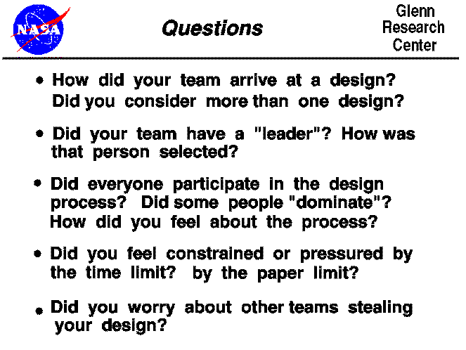 Discussion questions