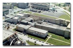 Photo image of aerial view of Glenn Research Center Wind Tunnel
