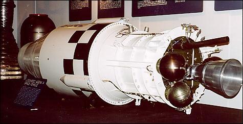 Photo of Agena upper stage.