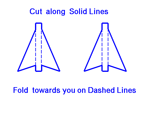 A computer graphic of the fin pattern