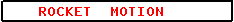 Label for Rocket Motion