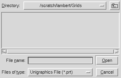 Import geometry window