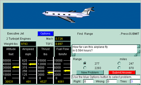 Non-interactive image of RangeGames Applet