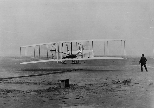 Picture of Wright Brothers first flight