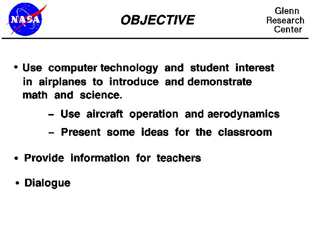Objective of FoilSim Talk.