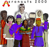 Aeronauts 2000 Illustration of children around the world