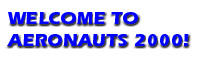 Welcome to Aeronauts 2000