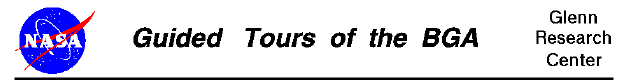 Title banner - NASA meatball - Guided Tours - Glenn Research Center