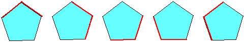 image depicting five pentagons each hightlighting two intersecting sides