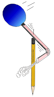 Graphic of pinwheel car