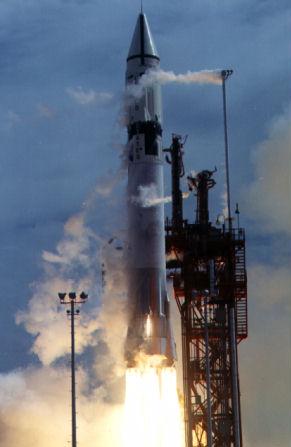 Photo of Atlas Centaur rocket.