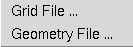Import file window