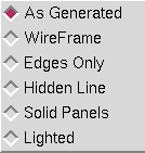 Global Display Mode pulldown menu