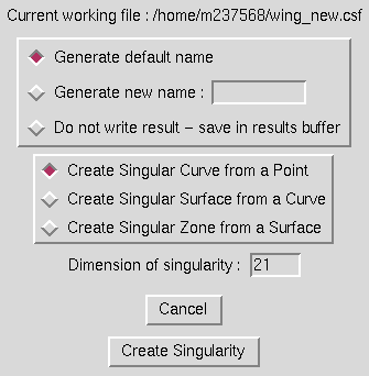 Create Singularity window
