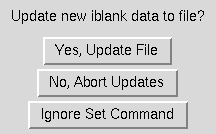 Overlapping confirmation subwindow