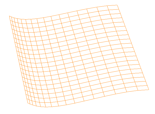 Surface displayed without surface origin highlighted