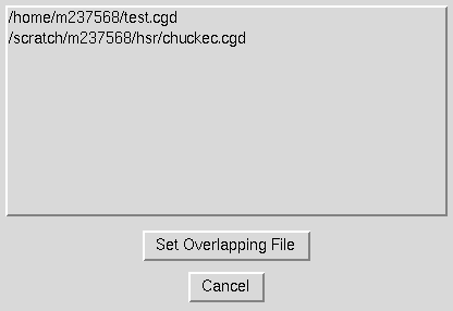 Set Overlapping File window