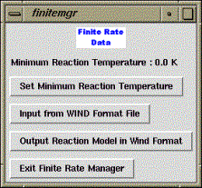 Finite Rate Data Manager