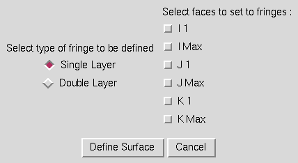 Define Zone Face Boundary Surface window