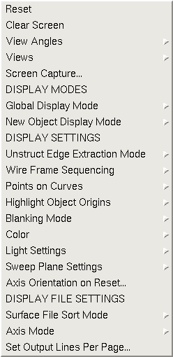 MADCAP View drop down menu