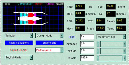 Non interactive image of EngineSim Applet