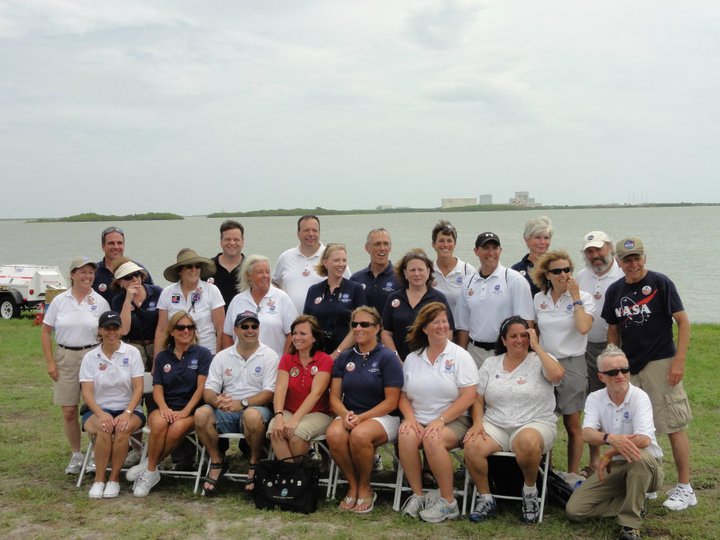 TJ at Space Shuttle launch