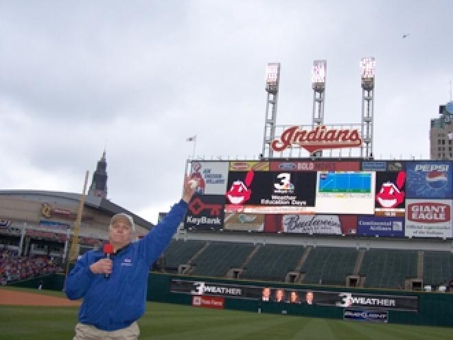 TJ at prgressive field