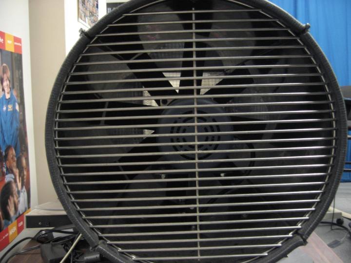Photo of the wind tunnel fan.