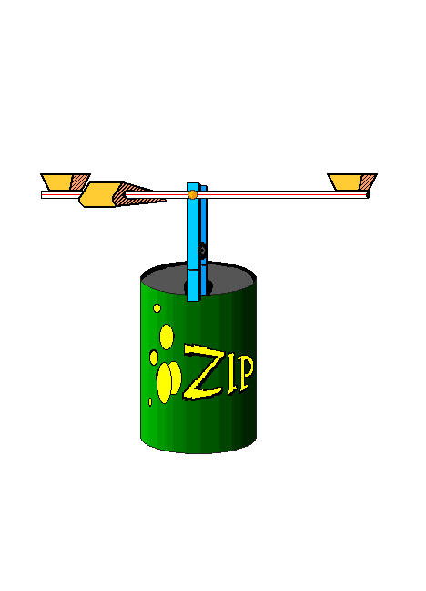 Drawing of completed wind gauge