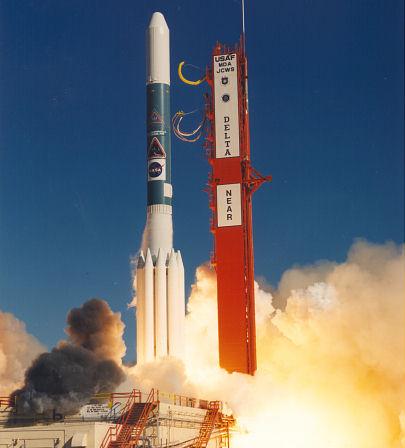 Photo of Delta II rocket.