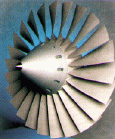 Picture of the jet engine fan