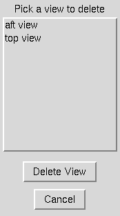 Delete View window