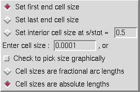 Input selection for hyperbolic sine