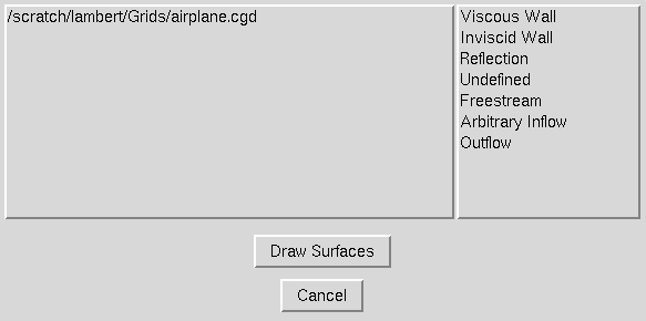Draw CGD Boundaries window