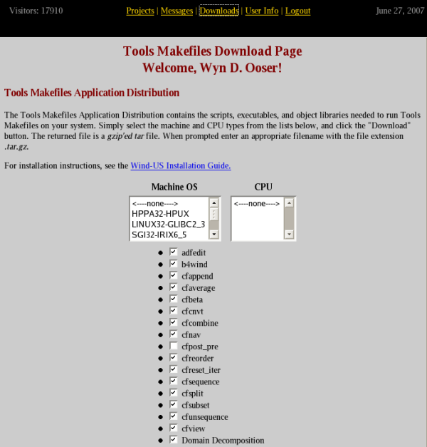 Tools Download Page