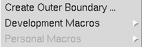 MADCAP Macros drop down menu