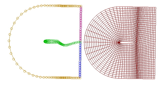 Example of surface created by 2D TFI in space