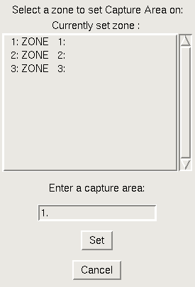 Set Capture Area window